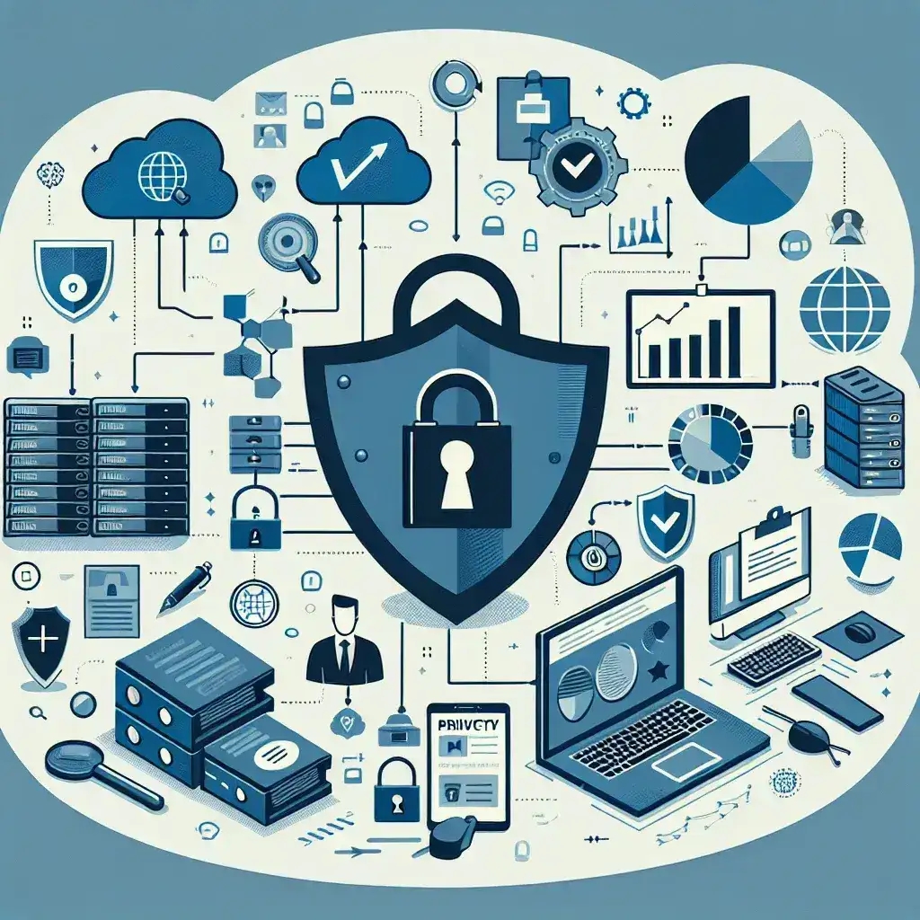 "Equipo analizando soluciones integrales para la gobernanza de datos sensibles, enfocándose en la protección y el cumplimiento normativo en el manejo de información confidencial."